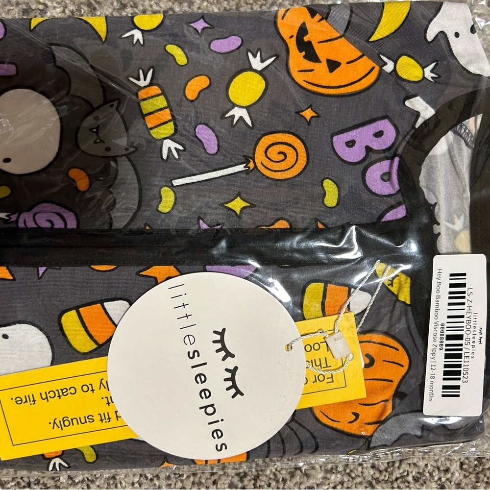 Little Sleepies Spooky Gray Pajama Set